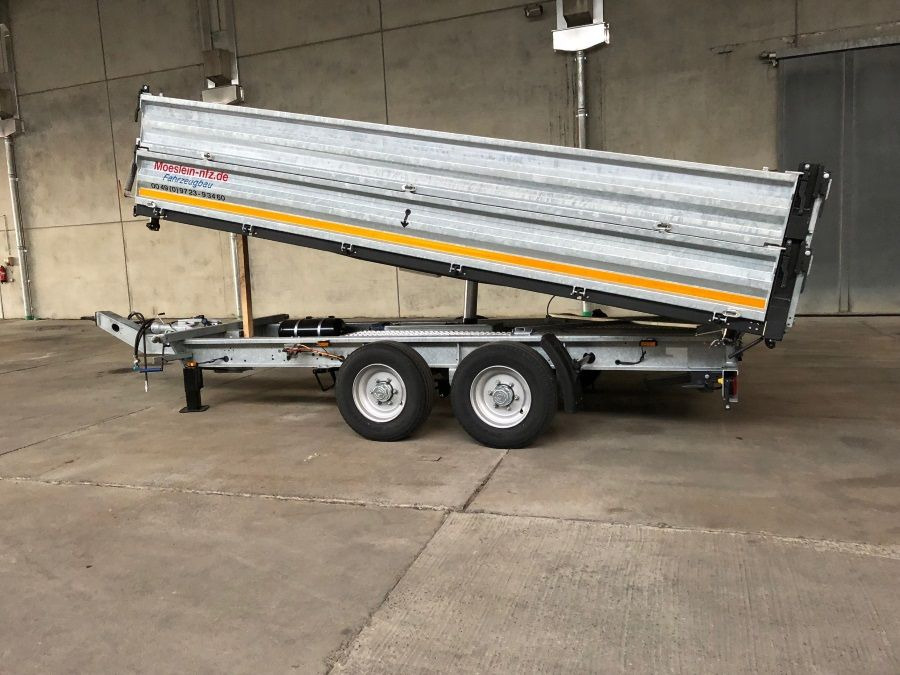 Möslein TTD13- BA Verzinkt 13 t Tandem Kipper Tiefladermit Bordwand- Aufsatz-- Neufahrzeug -- - Самосвальный прицеп: фото 3 Möslein TTD13- BA Verzinkt 13 t Tandem Kipper Tiefladermit Bordwand- Aufsatz-- Neufahrzeug -- - Самосвальный прицеп: фото 3