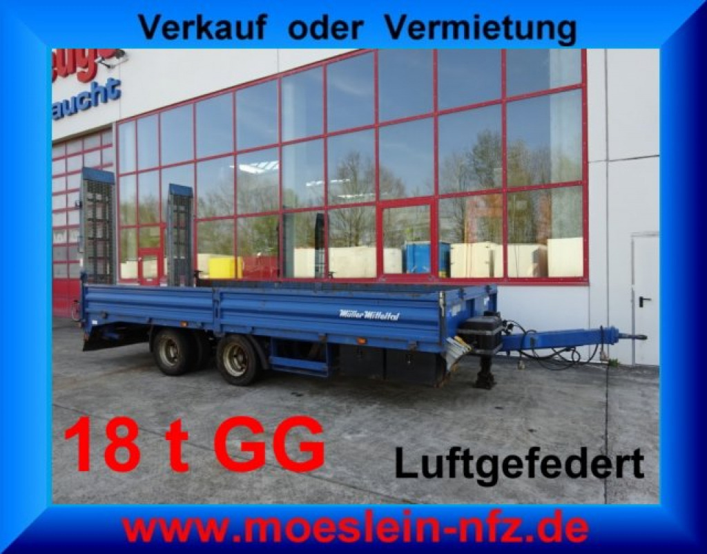 Müller Mitteltal ETUE-TA 18,0 18 t GG Tandemtieflader - Низкорамный прицеп: фото 1 Müller Mitteltal ETUE-TA 18,0 18 t GG Tandemtieflader - Низкорамный прицеп: фото 1