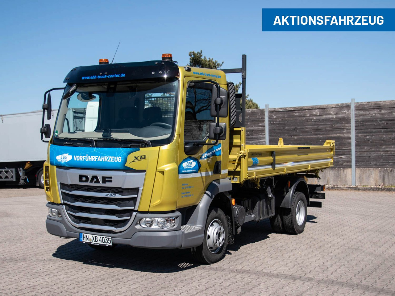 DAF XB 230 7,5t Meiller Kipper - Самосвал: фото 1 DAF XB 230 7,5t Meiller Kipper - Самосвал: фото 1