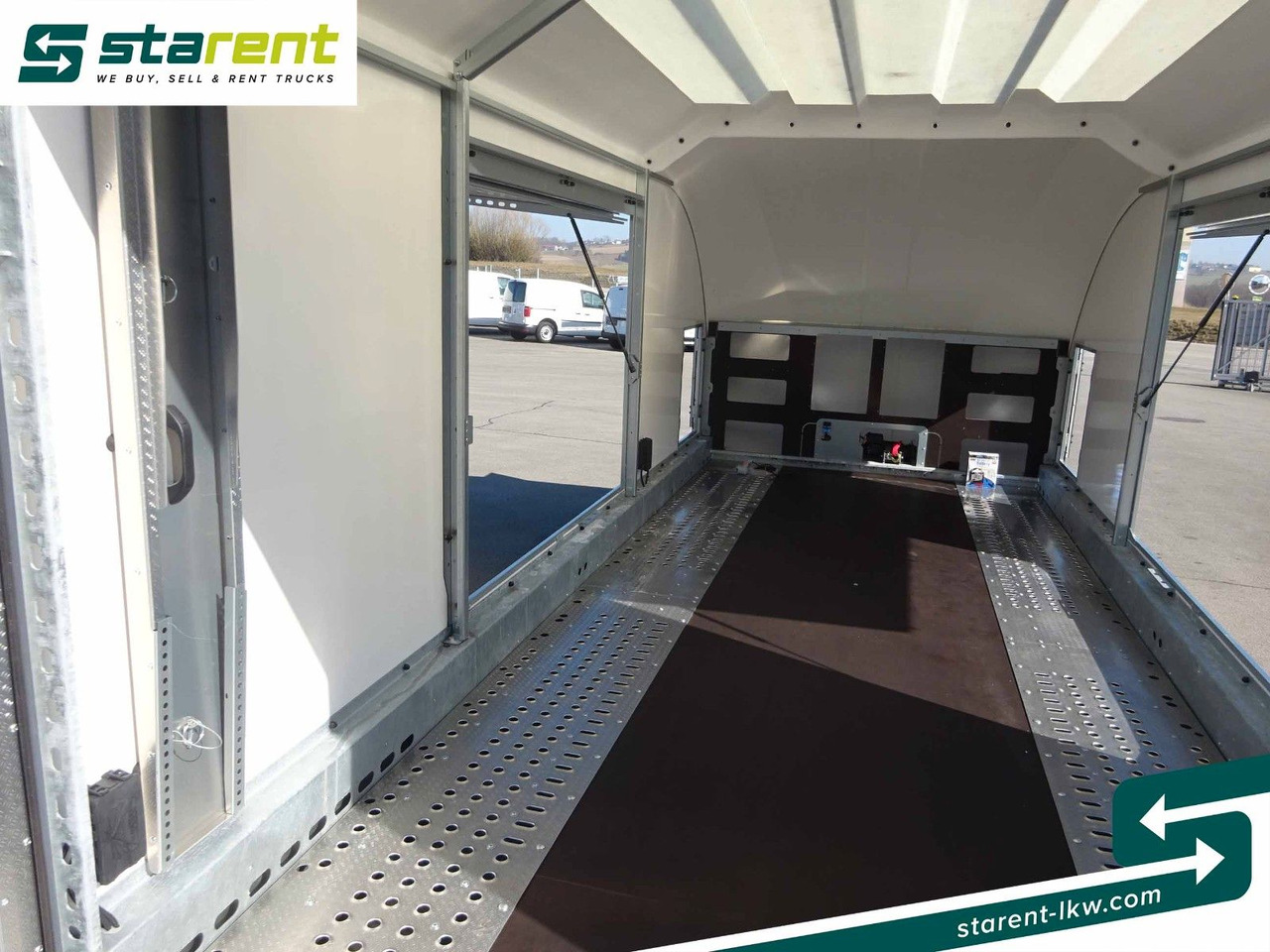 Прицеп-автовоз Brian James Race Transporter 4, Seilwinde, Kippfunktion: фото 13