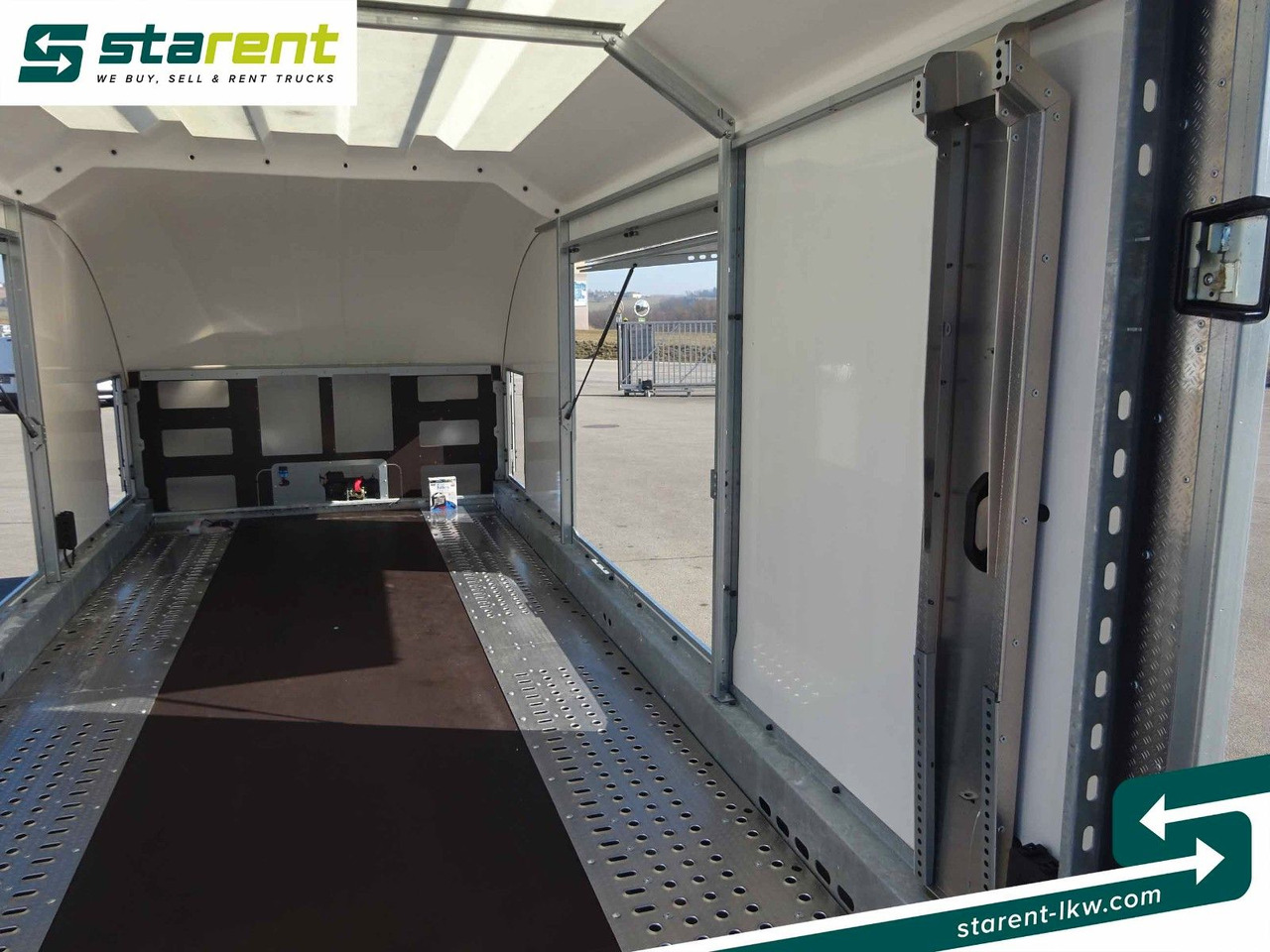 Прицеп-автовоз Brian James Race Transporter 4, Seilwinde, Kippfunktion: фото 14