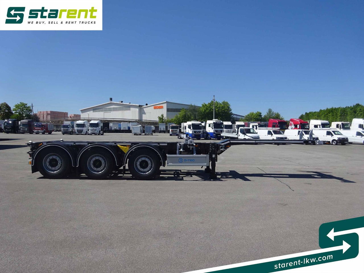 D-TEC Flexitrailer LS Containerchassis ADR, Liftachse - Полуприцеп-контейнеровоз/ Сменный кузов: фото 4 D-TEC Flexitrailer LS Containerchassis ADR, Liftachse - Полуприцеп-контейнеровоз/ Сменный кузов: фото 4