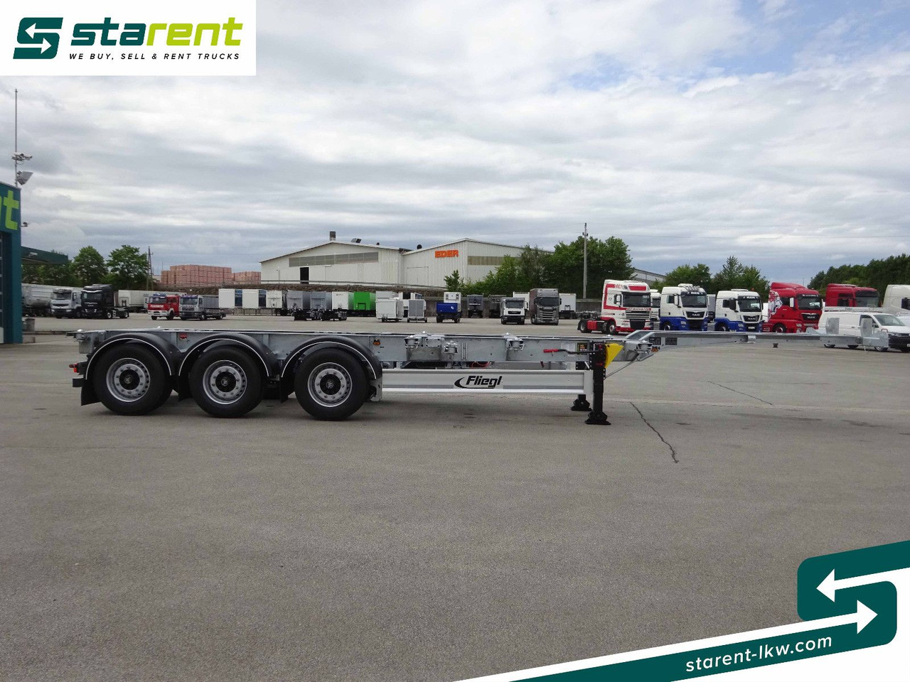 Fliegl Containerchassis ADR, 1x20/2x20/1x30/1x40/1x45 - Полуприцеп-контейнеровоз/ Сменный кузов: фото 4 Fliegl Containerchassis ADR, 1x20/2x20/1x30/1x40/1x45 - Полуприцеп-контейнеровоз/ Сменный кузов: фото 4