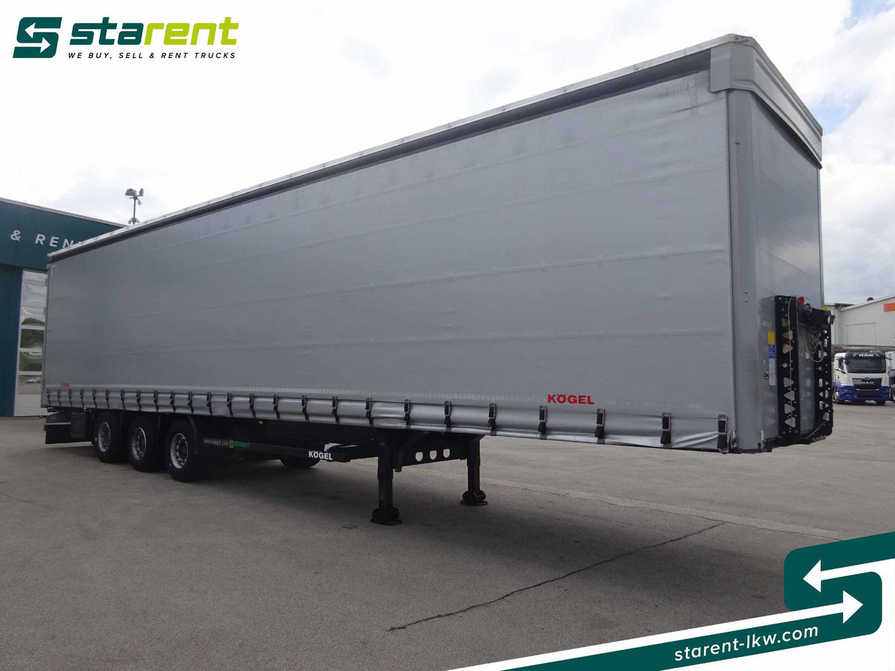 Kögel Mega Tautliner, Hubdach, Liftachse, DC 9.5 Zert. - Тентованный полуприцеп: фото 3 Kögel Mega Tautliner, Hubdach, Liftachse, DC 9.5 Zert. - Тентованный полуприцеп: фото 3