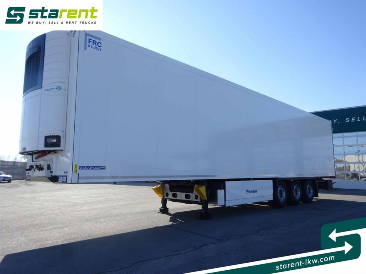 Krone Carrier Vector 1550 Blumenbreit Liftachse - Полуприцеп-рефрижератор: фото 4 Krone Carrier Vector 1550 Blumenbreit Liftachse - Полуприцеп-рефрижератор: фото 4