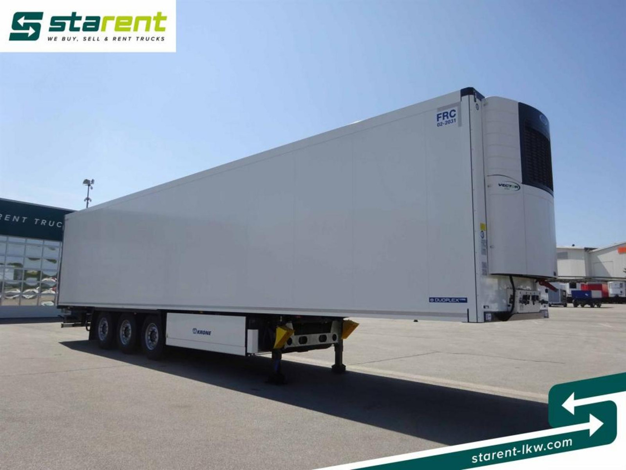 Krone Carrier Vector 1550 Blumenbreit Liftachse - Полуприцеп-рефрижератор: фото 3 Krone Carrier Vector 1550 Blumenbreit Liftachse - Полуприцеп-рефрижератор: фото 3