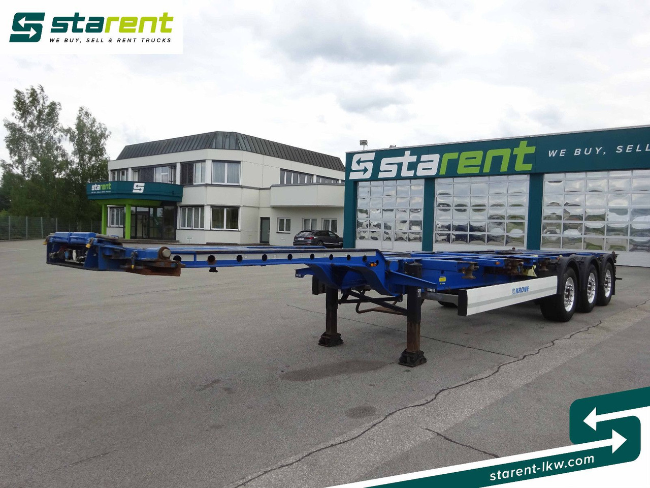 Krone Containerchassis 1x20 / 2x20 / 1x40 / 1x45, ALU - Полуприцеп-контейнеровоз/ Сменный кузов: фото 1 Krone Containerchassis 1x20 / 2x20 / 1x40 / 1x45, ALU - Полуприцеп-контейнеровоз/ Сменный кузов: фото 1