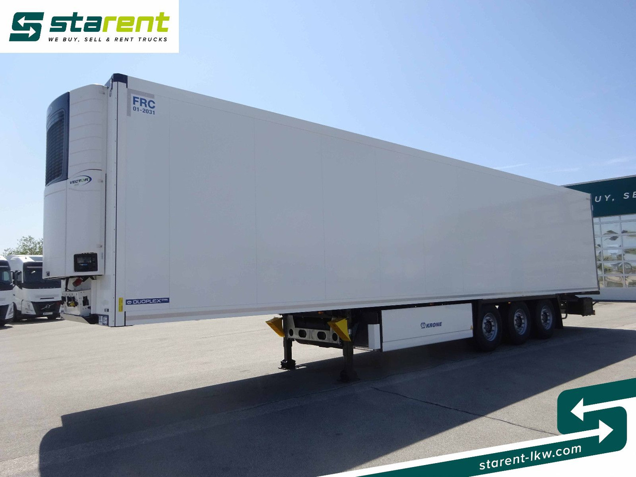 Krone Thermotrailer Carrier Vector 1550, Zurrleisten - Полуприцеп-рефрижератор: фото 1 Krone Thermotrailer Carrier Vector 1550, Zurrleisten - Полуприцеп-рефрижератор: фото 1