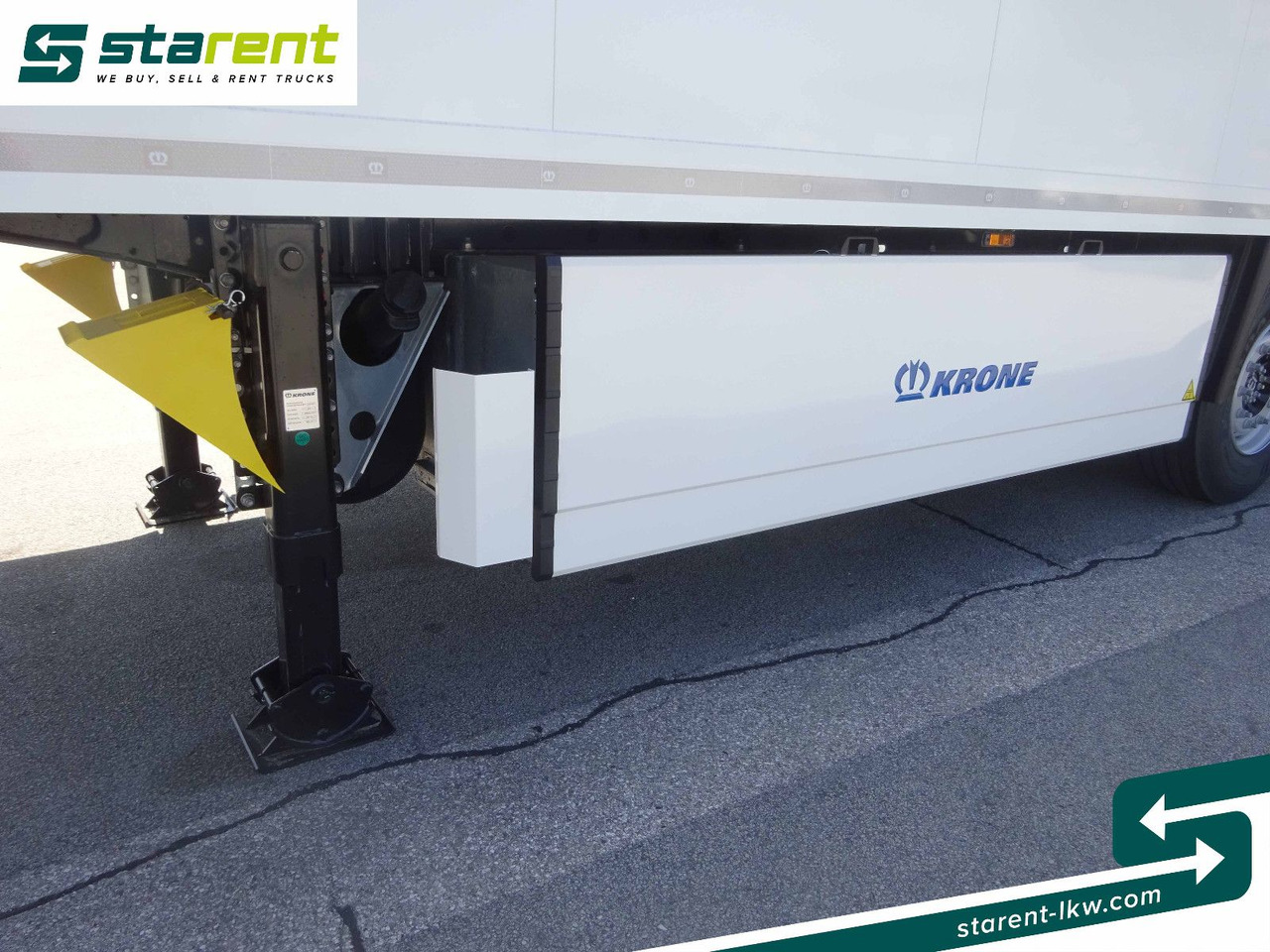 Полуприцеп-фургон Krone Thermotrailer Carrier Vector 1550, Zurrleisten: фото 19