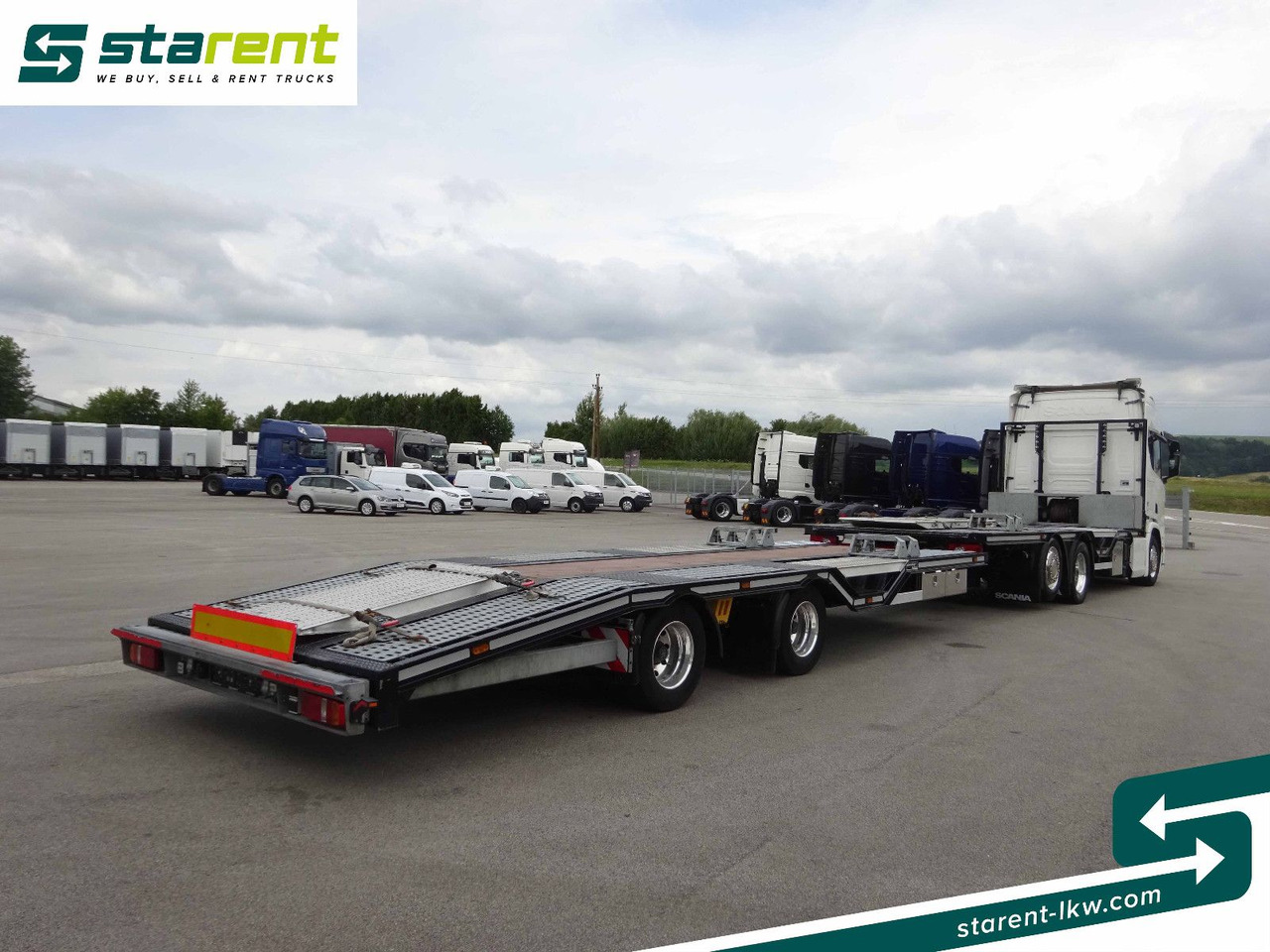 Scania R770 V8 Fahrzeugtransporter + Ziegler Anhänger - Автовоз: фото 5 Scania R770 V8 Fahrzeugtransporter + Ziegler Anhänger - Автовоз: фото 5