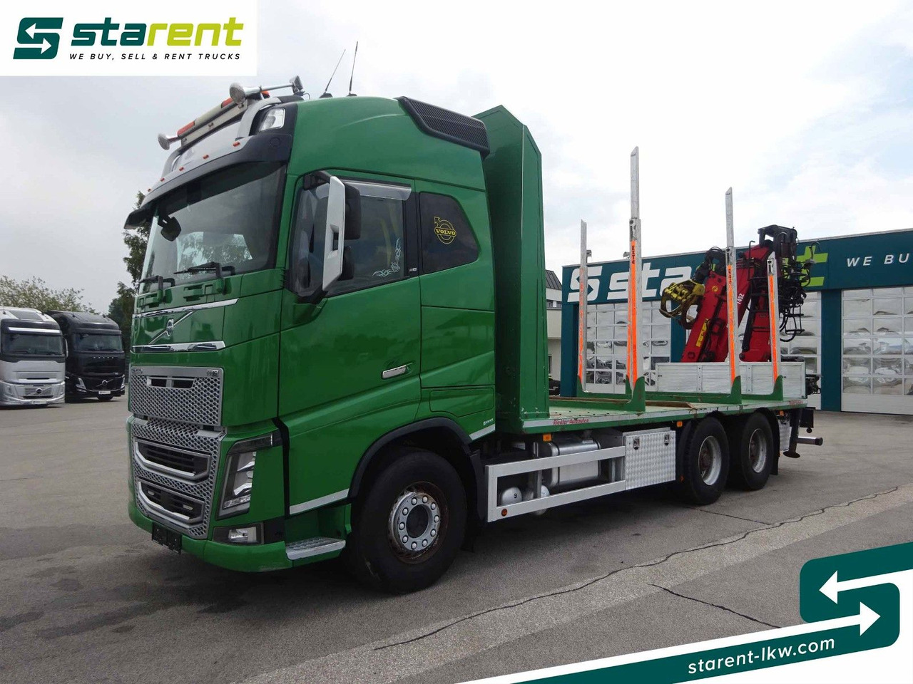 Volvo FH16 550 6x4 Holzaufbau mit Kran (Loglift 145Z) - Лесовоз, Автоманипулятор: фото 1 Volvo FH16 550 6x4 Holzaufbau mit Kran (Loglift 145Z) - Лесовоз, Автоманипулятор: фото 1