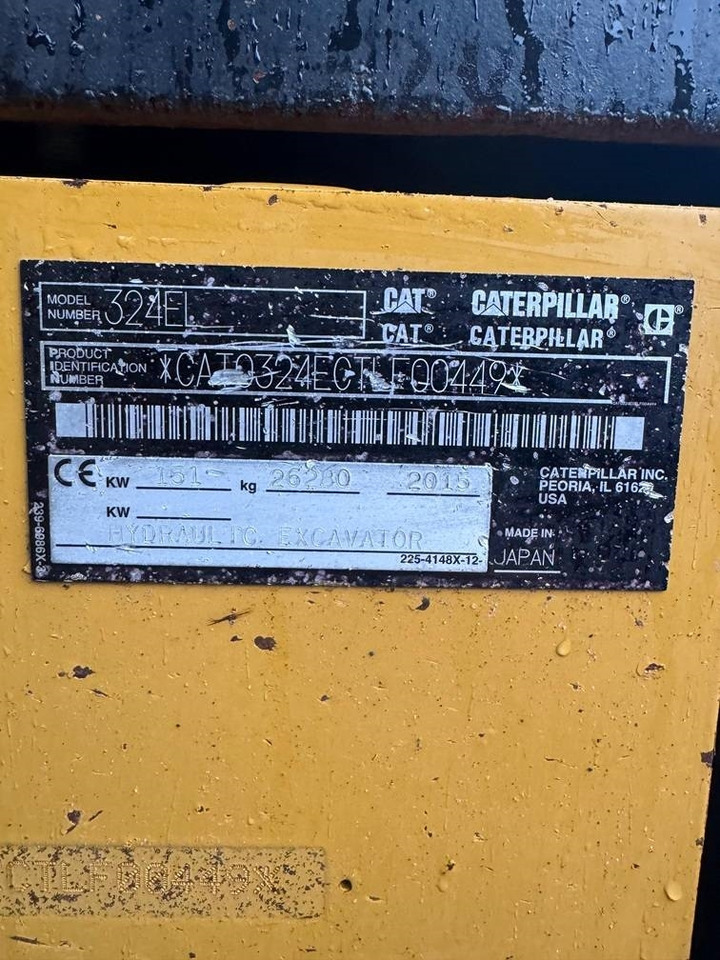 Гусеничный экскаватор CAT 324 EL: фото 13