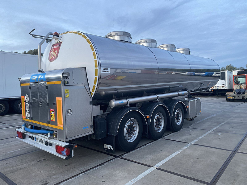 ETA SR3A FOODSTUFF MILK 4 COMP 29M3 - Полуприцеп-цистерна: фото 2 ETA SR3A FOODSTUFF MILK 4 COMP 29M3 - Полуприцеп-цистерна: фото 2