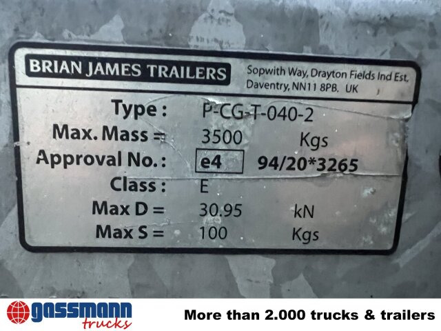 Brian James CarGO Connect, Plane, Winde - Низкорамный прицеп: фото 3 Brian James CarGO Connect, Plane, Winde - Низкорамный прицеп: фото 3