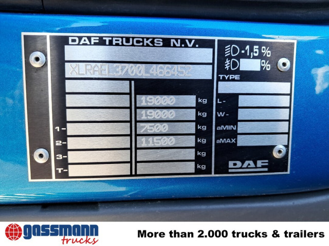 DAF LF 290 FA 4x2, Nebenantrieb, Navi - Грузовик-шасси: фото 4 DAF LF 290 FA 4x2, Nebenantrieb, Navi - Грузовик-шасси: фото 4