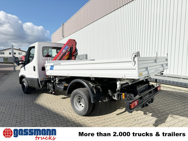Новый Самосвал, Автоманипулятор Iveco Daily 70C18H 4x2 mit Kran HMF 340-K3, Funk: фото 15