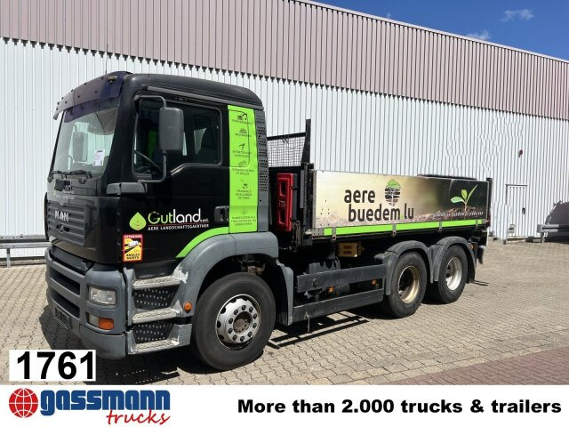 MAN TGA 26.363/410 6x4 BB, 2-S-Alukipper - Самосвал, Автоманипулятор: фото 1 MAN TGA 26.363/410 6x4 BB, 2-S-Alukipper - Самосвал, Автоманипулятор: фото 1