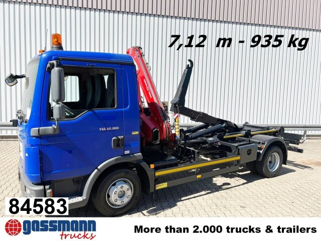 MAN TGL 12.180/210 4x2 BB, City-Abroller, Kran AMCO - Крюковой мультилифт, Автоманипулятор: фото 1 MAN TGL 12.180/210 4x2 BB, City-Abroller, Kran AMCO - Крюковой мультилифт, Автоманипулятор: фото 1