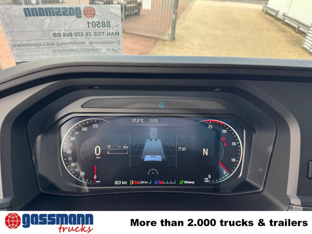 MAN TGS 26.520 6x6 BB, PriTarder, Navi, Optiview, - Грузовик-шасси: фото 3 MAN TGS 26.520 6x6 BB, PriTarder, Navi, Optiview, - Грузовик-шасси: фото 3