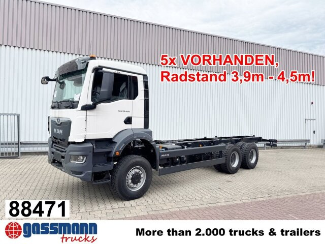 MAN TGS 33.480 6x6 BB CH, Hohe Bauart, Nebenantrieb - Грузовик-шасси: фото 1 MAN TGS 33.480 6x6 BB CH, Hohe Bauart, Nebenantrieb - Грузовик-шасси: фото 1