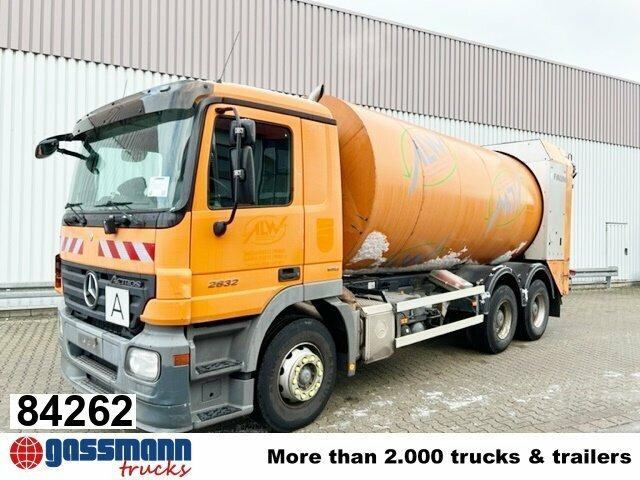Mercedes-Benz Actros 2632/41 6x4, FAUN Rotopress 520, - Мусоровоз: фото 1 Mercedes-Benz Actros 2632/41 6x4, FAUN Rotopress 520, - Мусоровоз: фото 1