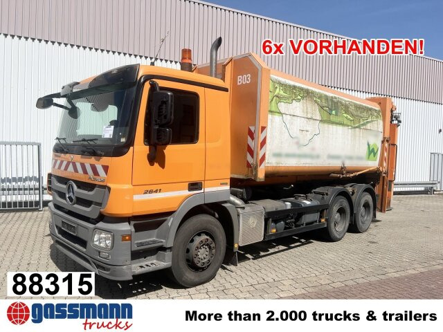Mercedes-Benz Actros 2641/48 L 6x4, Seilabroller, Haller - Мусоровоз: фото 1 Mercedes-Benz Actros 2641/48 L 6x4, Seilabroller, Haller - Мусоровоз: фото 1