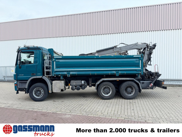 Самосвал, Автоманипулятор Mercedes-Benz Actros 3348 K 6x4, beidseitig Bormatik, Heckkran: фото 15