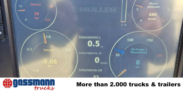 Mercedes-Benz Arocs 1843 L 4x2, Müller Canalmaster ca. 8m³, - Подметально-уборочная машина: фото 2 Mercedes-Benz Arocs 1843 L 4x2, Müller Canalmaster ca. 8m³, - Подметально-уборочная машина: фото 2