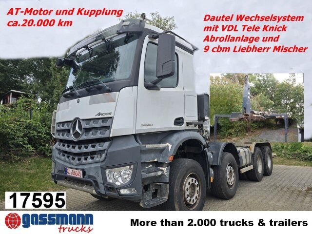 Mercedes-Benz Arocs 3240/8x4, VDL Tele-Knick Abrollanlage - Крюковой мультилифт: фото 1 Mercedes-Benz Arocs 3240/8x4, VDL Tele-Knick Abrollanlage - Крюковой мультилифт: фото 1