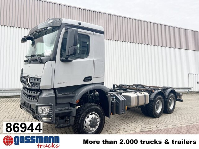 Mercedes-Benz Arocs 3340/46 A 6x6, Grounder - Грузовик-шасси: фото 1 Mercedes-Benz Arocs 3340/46 A 6x6, Grounder - Грузовик-шасси: фото 1
