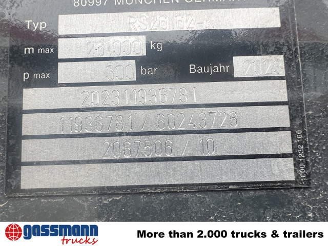 Mercedes-Benz Arocs 4142/48 8x4/4, Grounder, Meiller RS26 - Крюковой мультилифт: фото 5 Mercedes-Benz Arocs 4142/48 8x4/4, Grounder, Meiller RS26 - Крюковой мультилифт: фото 5