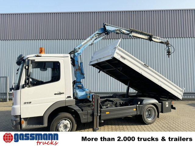 Самосвал, Автоманипулятор Mercedes-Benz Atego 818 K 4x2 mit Kran Atlas AK 50.1-A2: фото 8