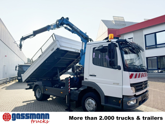 Самосвал, Автоманипулятор Mercedes-Benz Atego 818 K 4x2 mit Kran Atlas AK 50.1-A2: фото 9