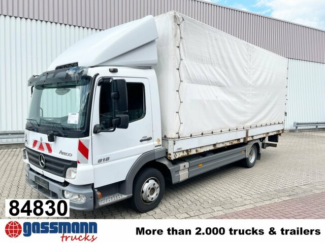 Mercedes-Benz Atego 818 L 4x2 mit LBW BÄR - Грузовик бортовой/ Платформа: фото 1 Mercedes-Benz Atego 818 L 4x2 mit LBW BÄR - Грузовик бортовой/ Платформа: фото 1