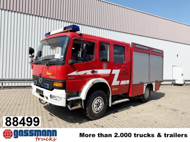 Mercedes-Benz Atego 917 4x4, LF 10, Einzelbereifung, AT-Motor - Пожарная машина: фото 1 Mercedes-Benz Atego 917 4x4, LF 10, Einzelbereifung, AT-Motor - Пожарная машина: фото 1
