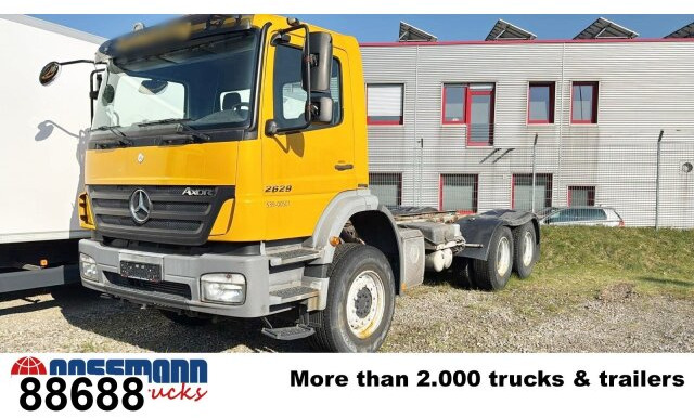 Mercedes-Benz Axor 2629 K 6x4, PTO, Steel, Manual, 6-Zylinder - Грузовик-шасси: фото 1 Mercedes-Benz Axor 2629 K 6x4, PTO, Steel, Manual, 6-Zylinder - Грузовик-шасси: фото 1