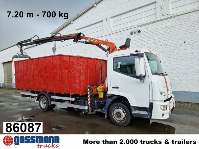 Renault D 180.75 4x2 mit Kran Palfinger PK6001 - Грузовик бортовой/ Платформа, Автоманипулятор: фото 1 Renault D 180.75 4x2 mit Kran Palfinger PK6001 - Грузовик бортовой/ Платформа, Автоманипулятор: фото 1