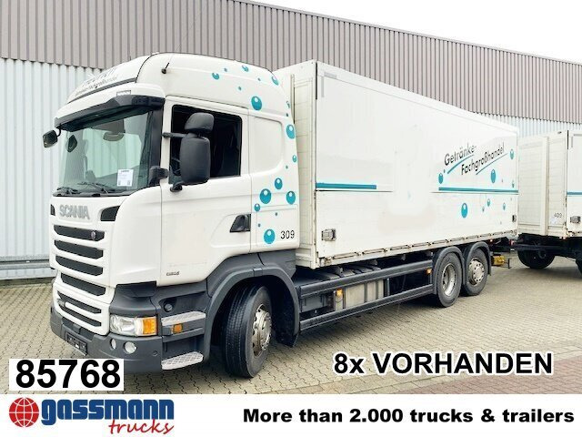 Scania R450 LB 6x2-4 Getränkekoffer, Retarder, - Грузовик с закрытым кузовом: фото 1 Scania R450 LB 6x2-4 Getränkekoffer, Retarder, - Грузовик с закрытым кузовом: фото 1