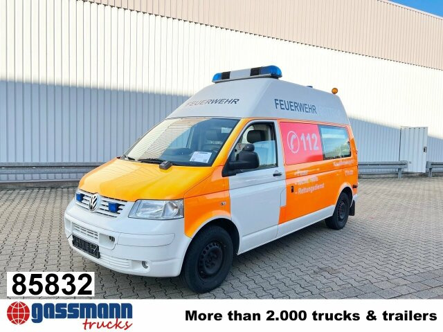 Volkswagen T5 2.5 TDI 4x2, Krankenwagen - Машина скорой помощи: фото 1 Volkswagen T5 2.5 TDI 4x2, Krankenwagen - Машина скорой помощи: фото 1