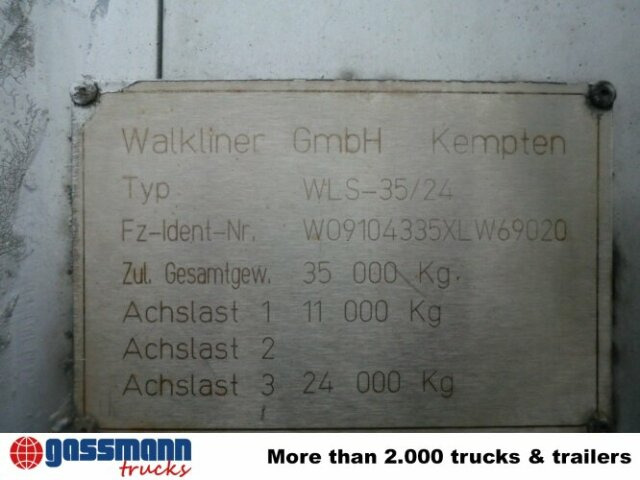 WALKLINER WLS 35/24, Walkingfloor mit Klappen - Полуприцеп с подвижным полом: фото 2 WALKLINER WLS 35/24, Walkingfloor mit Klappen - Полуприцеп с подвижным полом: фото 2