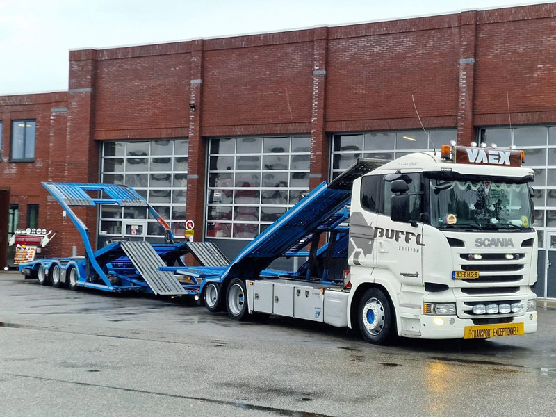 Автовоз Scania R450 6x2 Trucktransporter GS Meppel + Trailer 2008 - Perfect condition - Retarder: фото 1