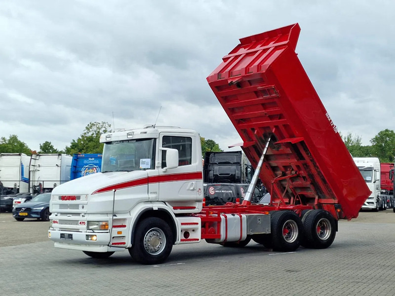 Scania T124-470 6x2 - Tipper - Manual gearbox - Full steel - Robson Drive - New Engine - Torpedo/Hauber - Самосвал: фото 4 Scania T124-470 6x2 - Tipper - Manual gearbox - Full steel - Robson Drive - New Engine - Torpedo/Hauber - Самосвал: фото 4