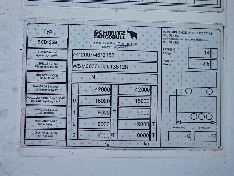 Изотермический полуприцеп Schmitz Cargobull SCB*S3B Thermoking SLXe 300 Frigo - Dhollandia Loadlift 2.000 KG: фото 19