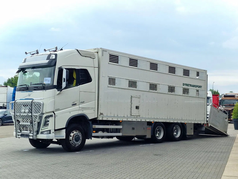 Volvo FH 16.750 6x6/6x4 2 deck livestock - Full air - VEB + - Грузовик для перевозки животных: фото 4 Volvo FH 16.750 6x6/6x4 2 deck livestock - Full air - VEB + - Грузовик для перевозки животных: фото 4
