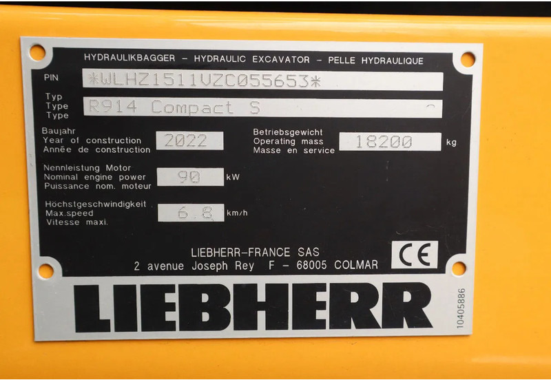 Гусеничный экскаватор Liebherr R914 COMPACT S | ROTOTILT | 3X BUCKET | DOZERBLADE: фото 20