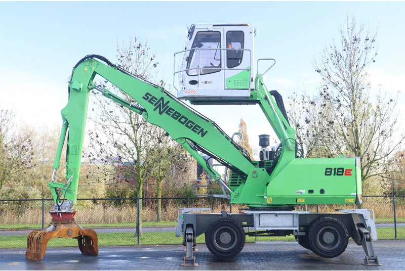 Sennebogen 818 E K9 ULM | SORTING GRAB | GOOD TIRES - Колёсный экскаватор: фото 1 Sennebogen 818 E K9 ULM | SORTING GRAB | GOOD TIRES - Колёсный экскаватор: фото 1