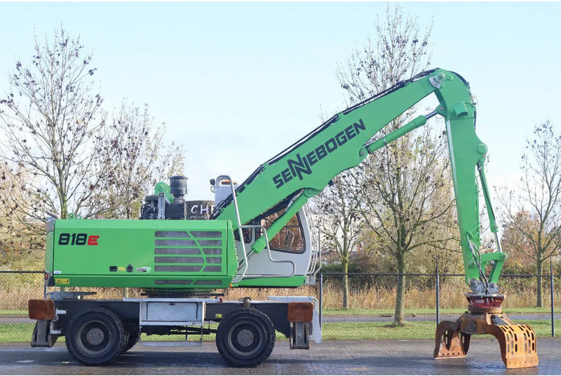 Sennebogen 818 E K9 ULM | SORTING GRAB | GOOD TIRES - Колёсный экскаватор: фото 4 Sennebogen 818 E K9 ULM | SORTING GRAB | GOOD TIRES - Колёсный экскаватор: фото 4