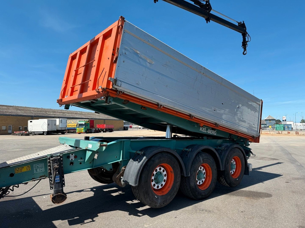 Самосвальный прицеп Kel-Berg 24 t. 3 axle T490K Tipper / Kipper: фото 13