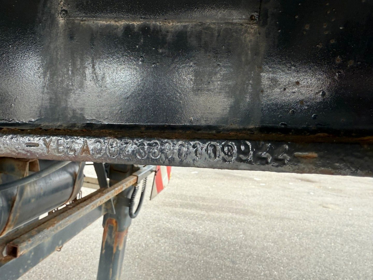 Полуприцеп бортовой/ Платформа Lag 3 axle 7 m. Extendable / Last Axle Steering: фото 10