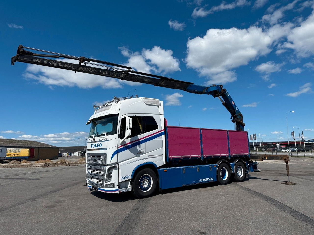 Volvo FH 16.550 6x2*4 / Crane HMF 3220K4 Euro 6 - Автоманипулятор: фото 1 Volvo FH 16.550 6x2*4 / Crane HMF 3220K4 Euro 6 - Автоманипулятор: фото 1